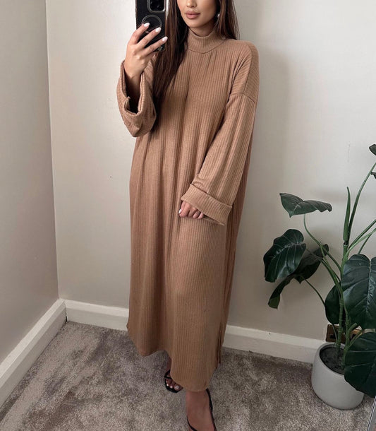 Camel Jumper Dress